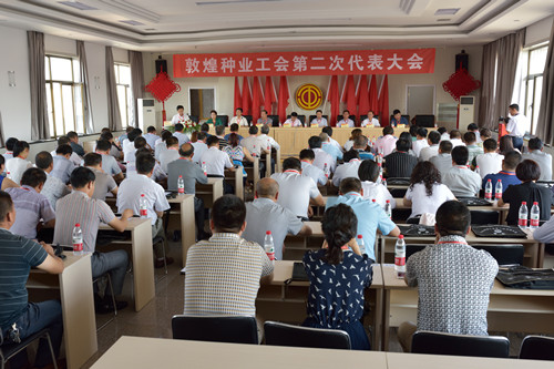 公司工会召开第二次代表大会选举产生敦煌种业第二届工会委员会