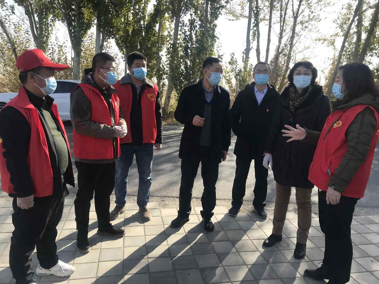 马宗海看望慰问疫情防控一线党员职工
